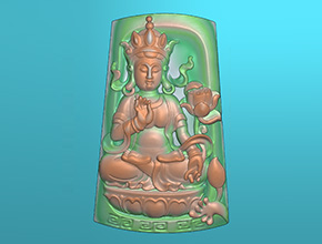 【度母】浮雕系列 翡翠自動雕刻機精度圖紙下載