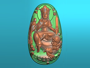 玉石掛件吊墜圖片大全_玉雕觀音浮雕系列