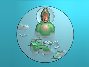 【玉雕觀音精品圖片】浮雕系列 玉石雕刻機電腦