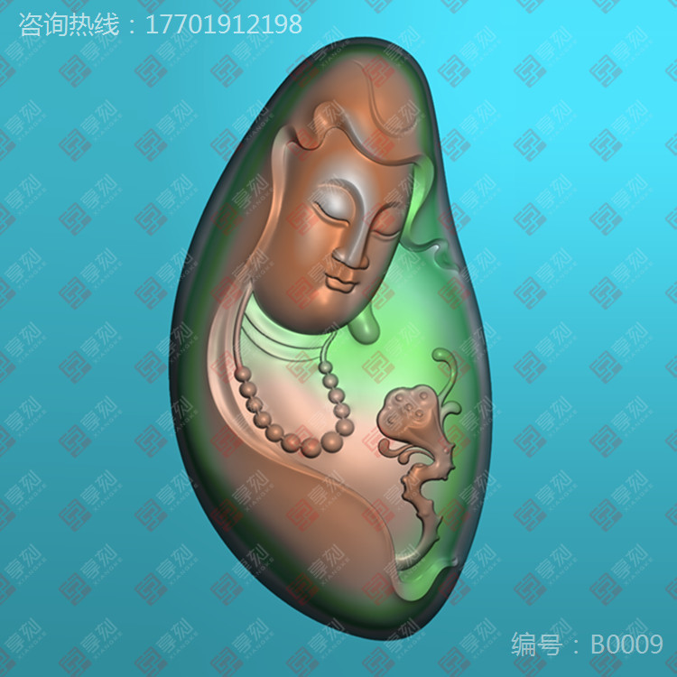 翡翠觀音雕刻圖片大全