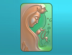 【翡翠觀音玉雕圖】玉石雕刻簡單圖案下載