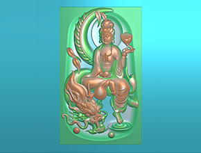 【龍觀音】玉石雕刻圖片大全大圖_享刻雕刻機