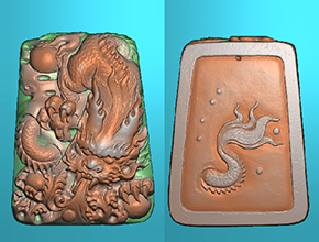 玉石雕刻龍圖案大全-享刻電腦玉雕圖紙下載