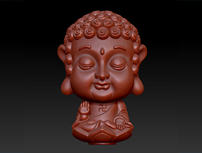 立體佛像小擺件電腦玉雕圖紙下載-享刻玉石加工