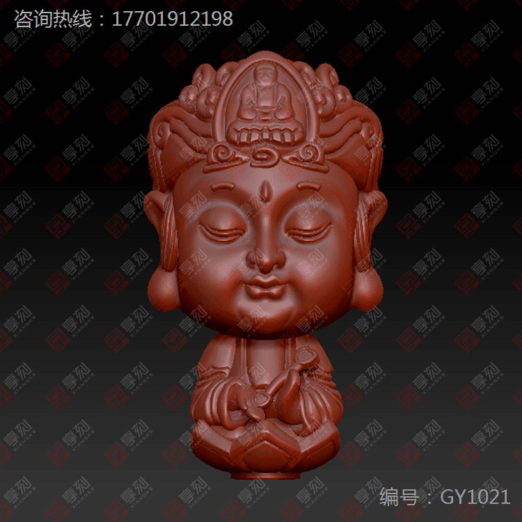 電腦精雕普賢菩薩