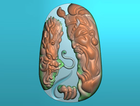 新款的玉石掛件雕刻圖_享刻數控玉雕機廠家