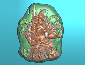 翡翠玉石雕刻武將精雕圖下載_享刻