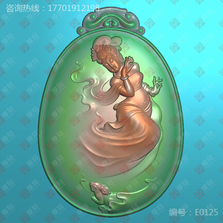 翡翠雕刻電腦圖紙設計