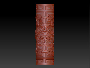 學習立體玉雕雕刻圖案-古紋桶珠