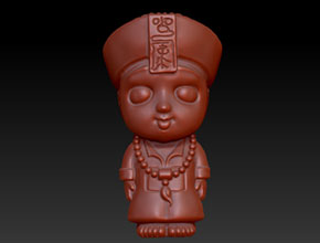 電腦綠松雕刻機_立體人物雕刻圖案