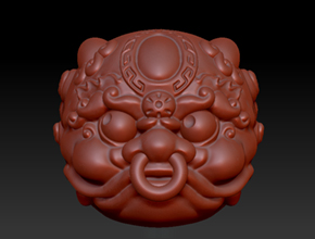 神獸珠子電腦雕刻機圖紙_小型石頭雕刻機廠家