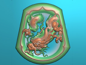 龍牌玉佩雕刻圖片大全_享刻玉石雕刻機廠家提供