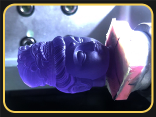 玉器雕刻機(jī)用來(lái)雕刻玻璃水晶效果如何？