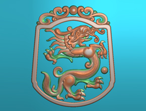 龍牌翡翠掛件精雕圖_享刻工藝品雕刻機廠家下載