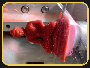 石藝小型工藝品雕刻機(jī)_人物佛像加工視頻案例