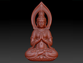 電腦岫玉雕刻機_觀音像電腦模型雕刻圖案大全