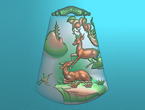 翡翠鹿機雕刻圖紙下載中心_享刻玉雕機廠家