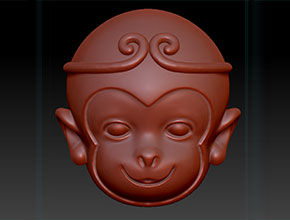 立體孫悟空珠子精雕圖-數控玉雕雕刻機廠家圖庫