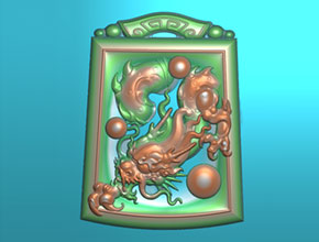 龍玉雕圖案欣賞_全自動玉石雕刻機廠家分享