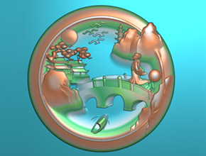 適合自己雕刻翡翠山水牌圖案_雕刻玉石工具全套