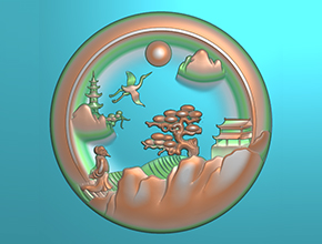 電腦雕刻機專用玉石雕刻精雕圖_享刻雕刻機廠家