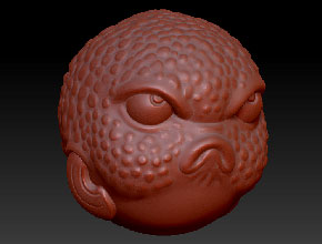 文玩手串河豚珠子電腦雕刻圖_享刻玉雕工具設備