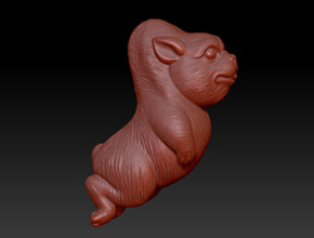 精品動物吊墜飾品精雕圖_多功能玉雕機廠家