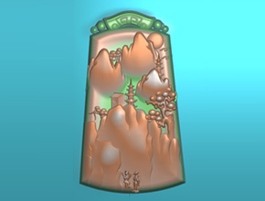 和田玉山水精雕圖紙下載_和田玉雕刻機廠家_玉雕