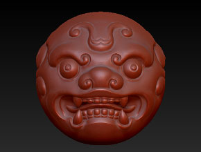 手串獸臉珠子精雕圖下載中心_綠松雕刻機廠家