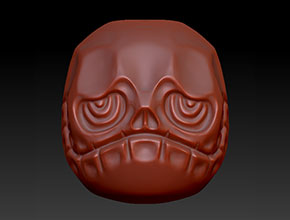 文玩手串珠子阿呆精雕圖下載_全自動玉石雕刻機