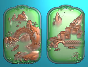 白玉雕刻練習雕刻圖款_享刻和田玉雕刻機廠家