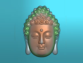 佛頭吊墜翡翠自動數控雕刻機圖紙下載_享刻玉雕