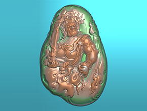 不動明王玉石電腦雕刻圖案大全_享刻玉鼎雕刻機