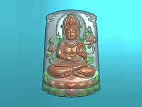 玉石雕刻觀音牌子圖案系列_玉鼎享刻玉石雕刻機