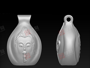 金銀玉石吊墜電腦雕刻圖_享刻玉鼎玉石雕刻機廠