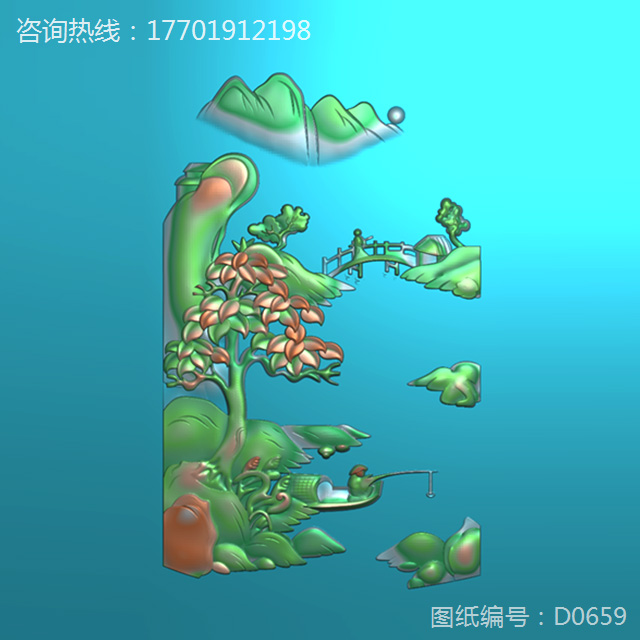 數控玉雕精雕圖