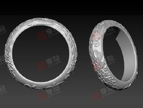 手鐲雕花紋玉石雕刻圖_享刻手鐲雕刻機廠家