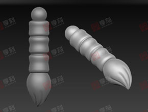 毛筆玉石精雕雕刻圖案_享刻工藝品雕刻機廠家