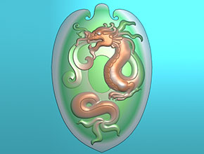 仿古龍碧玉雕刻圖案_享刻玉雕數控機品牌廠家