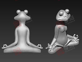 蛙人工藝品擺件電腦雕刻精雕圖_小型玉石雕刻機