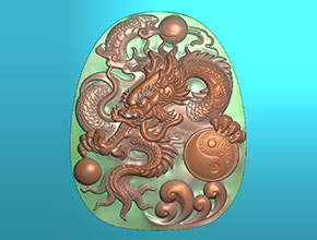 玉石龍浮雕刻圖紙圖案大全_玉器雕刻機廠家