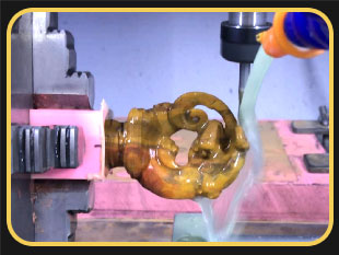 玉石電腦雕刻機操作視頻過程_享刻YD4040玉雕機