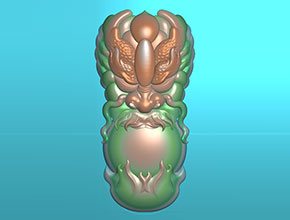 翡翠龍吐珠精雕圖_享刻玉鼎玉石雕刻機廠家