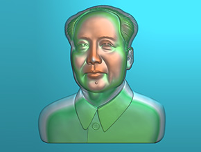 毛主席浮雕精雕圖紙下載_玉鼎享刻精雕機廠家