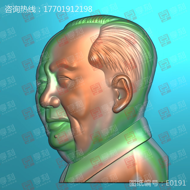 毛澤東浮雕精雕圖