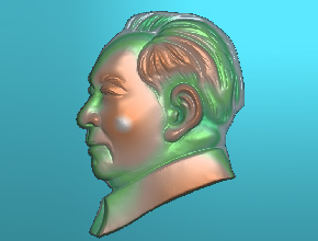 毛主席玉石雕刻圖案下載_享刻玉鼎玉雕機廠家