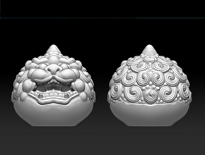 貔貅珠子擺件精雕圖_享刻玉石電腦雕刻機廠家