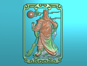 海量關羽題材玉石精雕圖下載_享刻玉石電腦雕刻