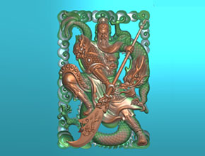 玉雕木雕關羽電腦精雕圖_享刻玉石電腦雕刻機廠