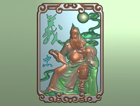 關公熱款精雕圖紙下載_享刻玉器電腦雕刻機廠家